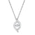 Sterling Silver Oblong Shimmer Necklace
